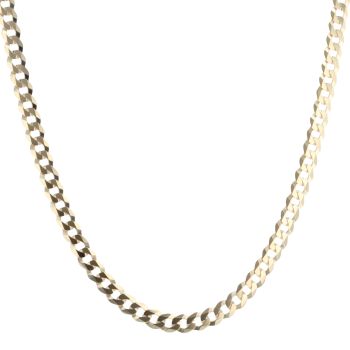 9ct Yellow Gold Curb Chain 20"