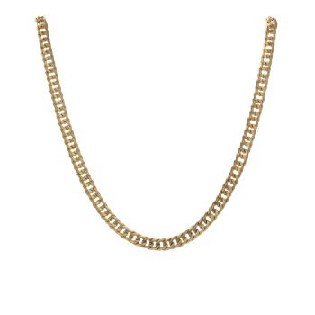 9ct Yellow Gold Curb Chain 18"