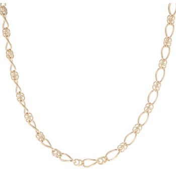9ct Yellow Gold Fancy Chain 18"