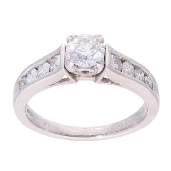 18ct White Gold 1.00ct Diamond Solitaire Ring