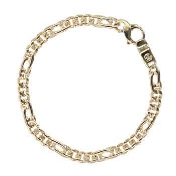 9ct Yellow Gold Fancy Bracelet 7"