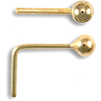 9ct Yellow Gold Nose Stud