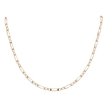 9ct Yellow Gold Figaro 18" Chain