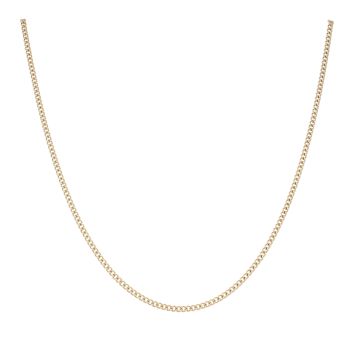 9ct Yellow Gold Curb Chain 18"