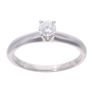 18ct White Gold 0.25ct Diamond Solitaire Ring
