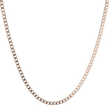 9ct Yellow Gold Curb Chain 18"