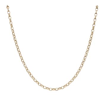 9ct Yellow Gold Belcher Chain 18"