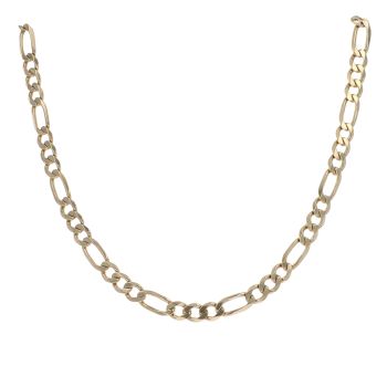 9ct Yellow Gold Figaro Chain 20"