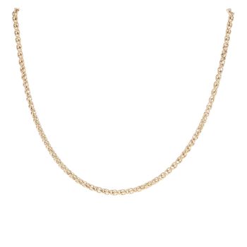 9ct Yellow Gold Foxtail Chain 18"