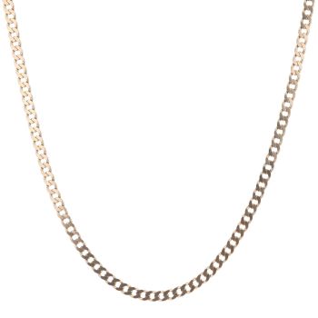 9ct Yellow Gold Curb Chain 20"