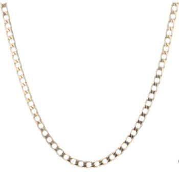 9ct Yellow Gold Curb Chain 18"