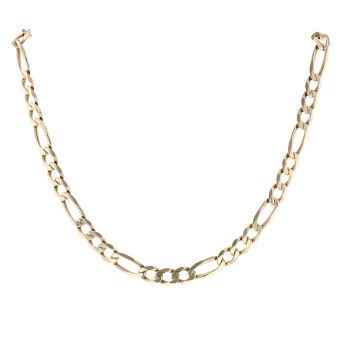 9ct Yellow Gold Figaro Chain 20"