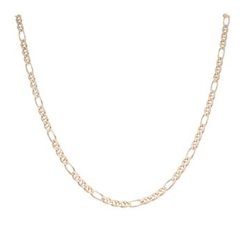 9ct Yellow Gold Figaro Chain 18"