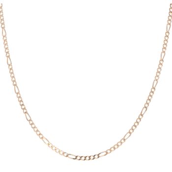 9ct Yellow Gold Figaro Chain 24"