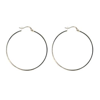 14ct Yellow Gold Greek Key Hoop Earrings