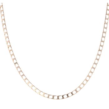9ct Yellow Gold Curb Chain 18"