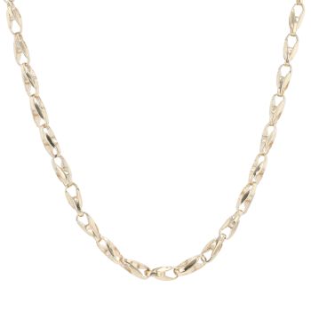 9ct Yellow Gold Tulip Chain 24"