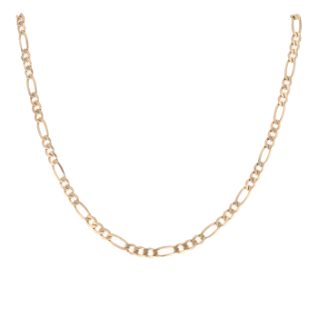 9ct Yellow Gold Figaro Chain 22"