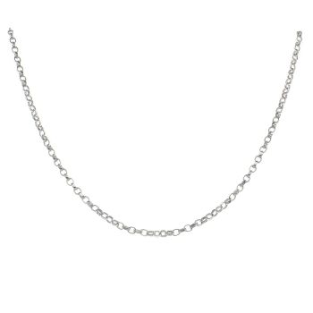 Silver Belcher Chain 20" By Icesia Gents