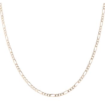 9ct Yellow Gold Figaro Chain 18"