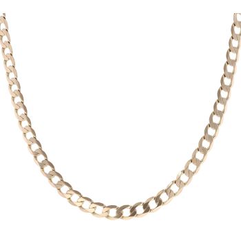 9ct Yellow Gold Curb Chain 24"