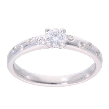 18ct White Gold 0.50ct Diamond Solitaire Ring