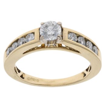 18ct Yellow Gold 0.70ct Brilliant Cut Diamond Solitaire Ring
