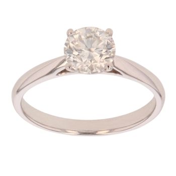 18ct White Gold 1.00ct Diamond Solitaire Ring