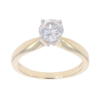 18ct Yellow Gold 0.75ct Brilliant Cut Diamond Solitaire Ring