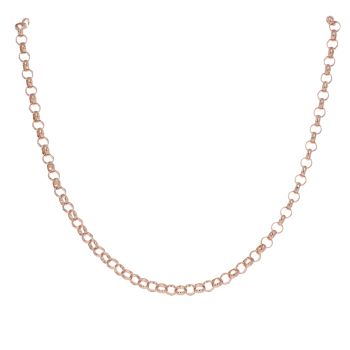9ct Rose Gold Belcher Chain 20"
