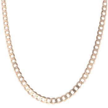 9ct Yellow Gold Curb Chain 24"