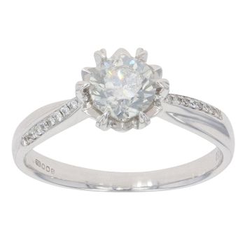 18ct White Gold 0.75ct Diamond Solitaire Ring