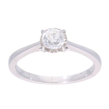 9ct White Gold 0.40ct Diamond Solitaire Ring