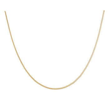 22ct Yellow Gold Foxtail Chain 16"