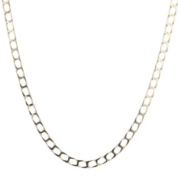 9ct Yellow Gold Curb Chain 18"