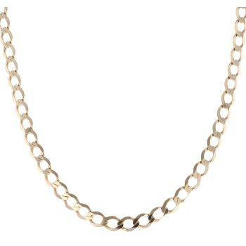 9ct Yellow Gold Curb Chain 20"