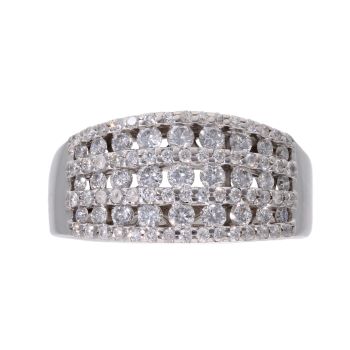 18ct White Gold Fancy 0.85ct Diamond Ring