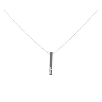 Sterling Silver Personalised Bar Necklace