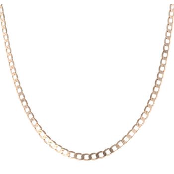 9ct Yellow Gold Curb Chain 20"
