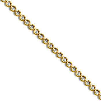 18ct Yellow Gold 2.00ct Diamond Tennis Bracelet