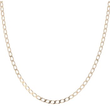 9ct Yellow Gold Curb Chain 20"