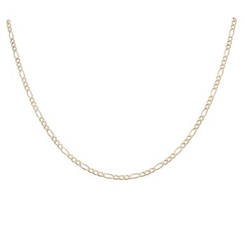 9ct Yellow Gold Figaro Chain 18"