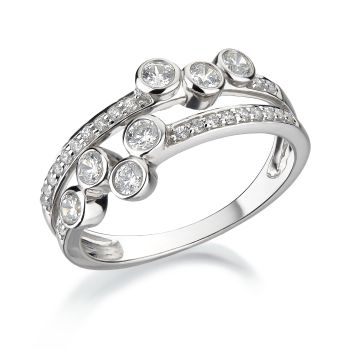 9ct White Gold 0.50ct Diamond Ring