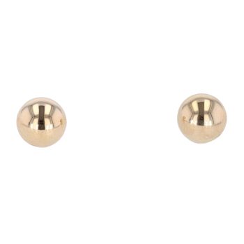 9ct Yellow Gold 6mm Ball Stud Earrings
