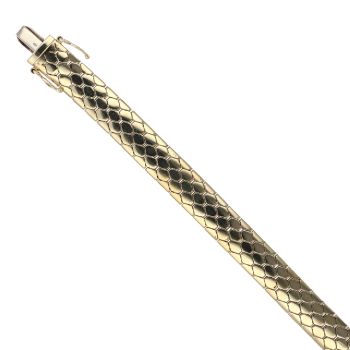 9ct Yellow Gold Fancy Bracelet 7"