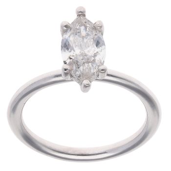 18ct White Gold 1.00ct Diamond Solitaire Ring
