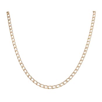 9ct Yellow Gold Curb Chain 20"