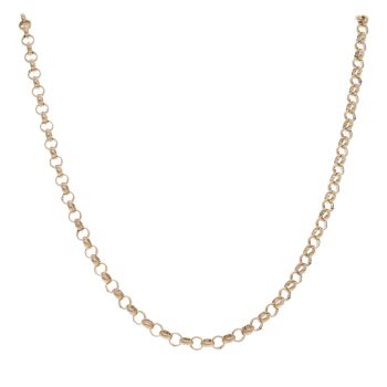 9ct Yellow Gold Belcher Chain 18"