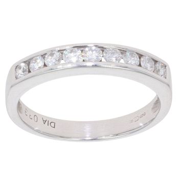 18ct White Gold 0.33ct Diamond Eternity Ring