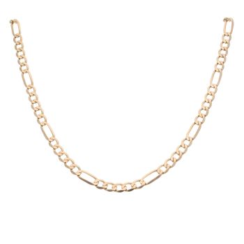 9ct Yellow Gold Figaro Chain 20"